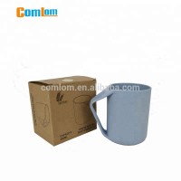 CL1Y-Z12 Comlom Eco-friendly Biodegradable Wheat Straw Cups BPA Free Drinking Cups Tooth Cups