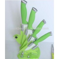 New design ceramic knife ceramic knives set ceramic kitchen knife with bird shape stand